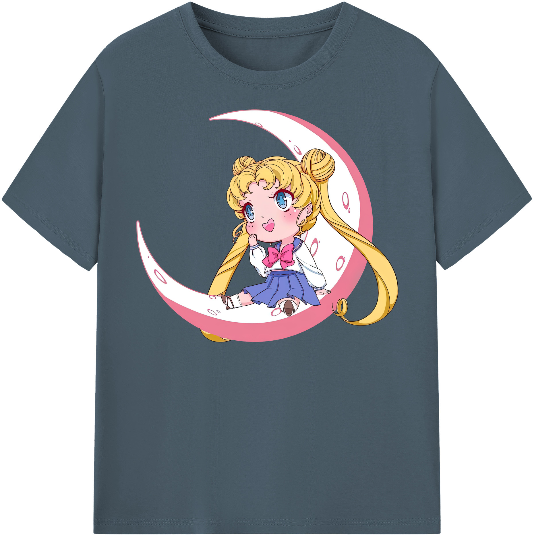 （画像用） 美少女戦士セーラームーン 愛野 美奈子 あいの みなこ Sailor Moon Aino Minako 綿100％半袖Tシャツ（フロントプリント）